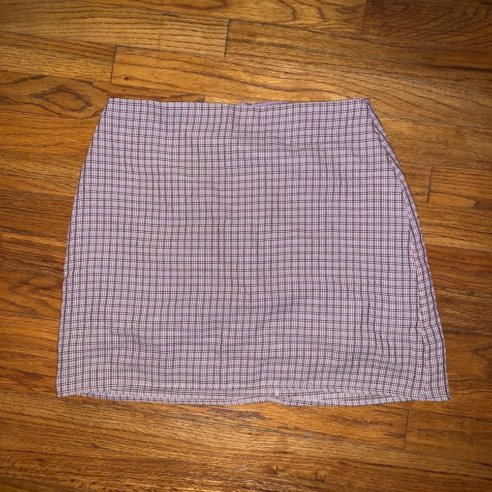 Plaid Mini Skirt